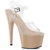 Pleaser - ADORE708 Sandale à bride à la cheville - Transparent/Marron Product image